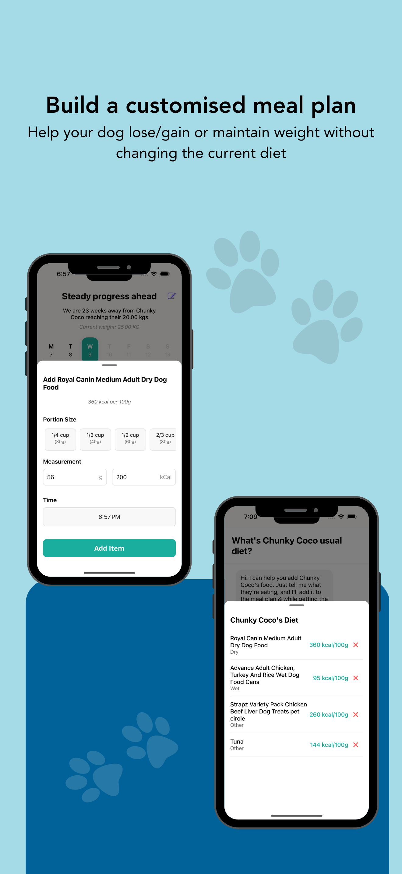 Dog Bowl - Meal Planning